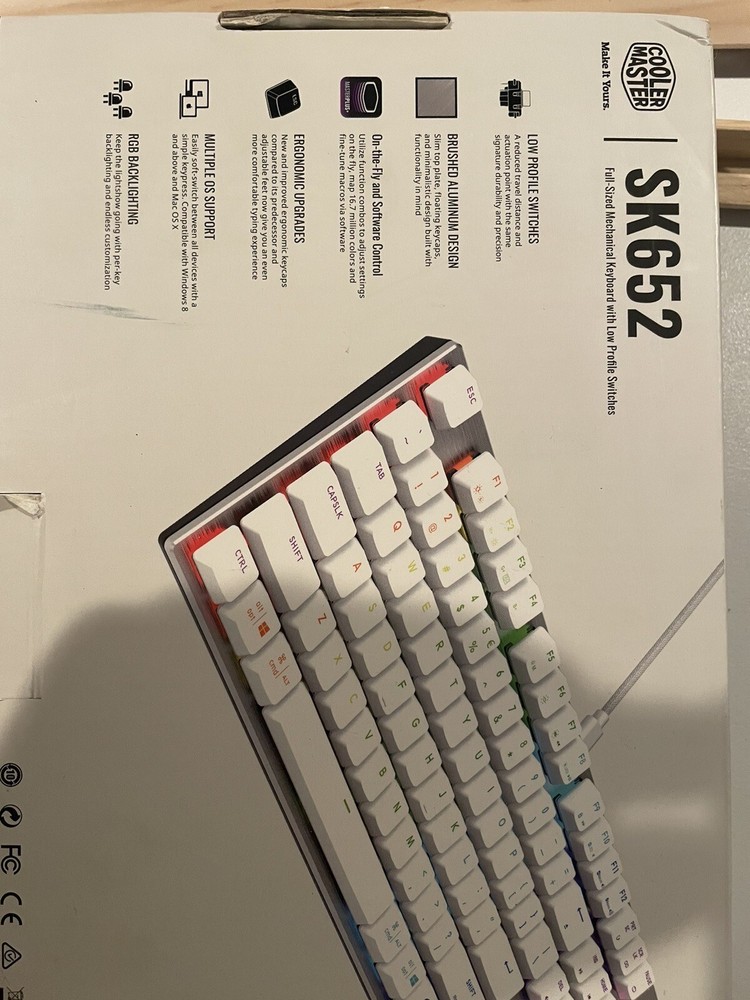 Cooler Master SK652 Full Mechanical Low Profile Gaming Keyboard