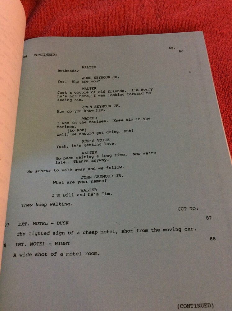 ORIGINAL SCRIPT INTERVIEW WITH THE ASSASSIN RAYMOND J BARRY NEIL BURGER