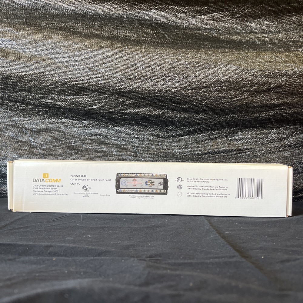 DataComm 20-5548 Universal Patch Panel - 48 Port - NOS QTY 1-3