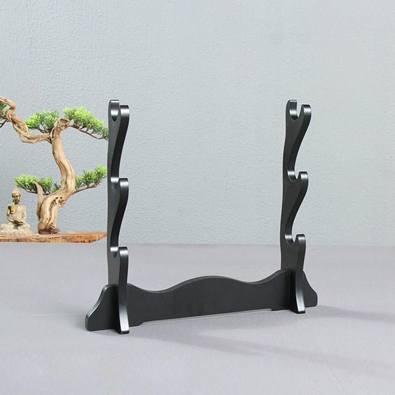 Japanese Samurai Sword Katana Holder Stand Bracket Assembly Table Rack 1~4 Tier