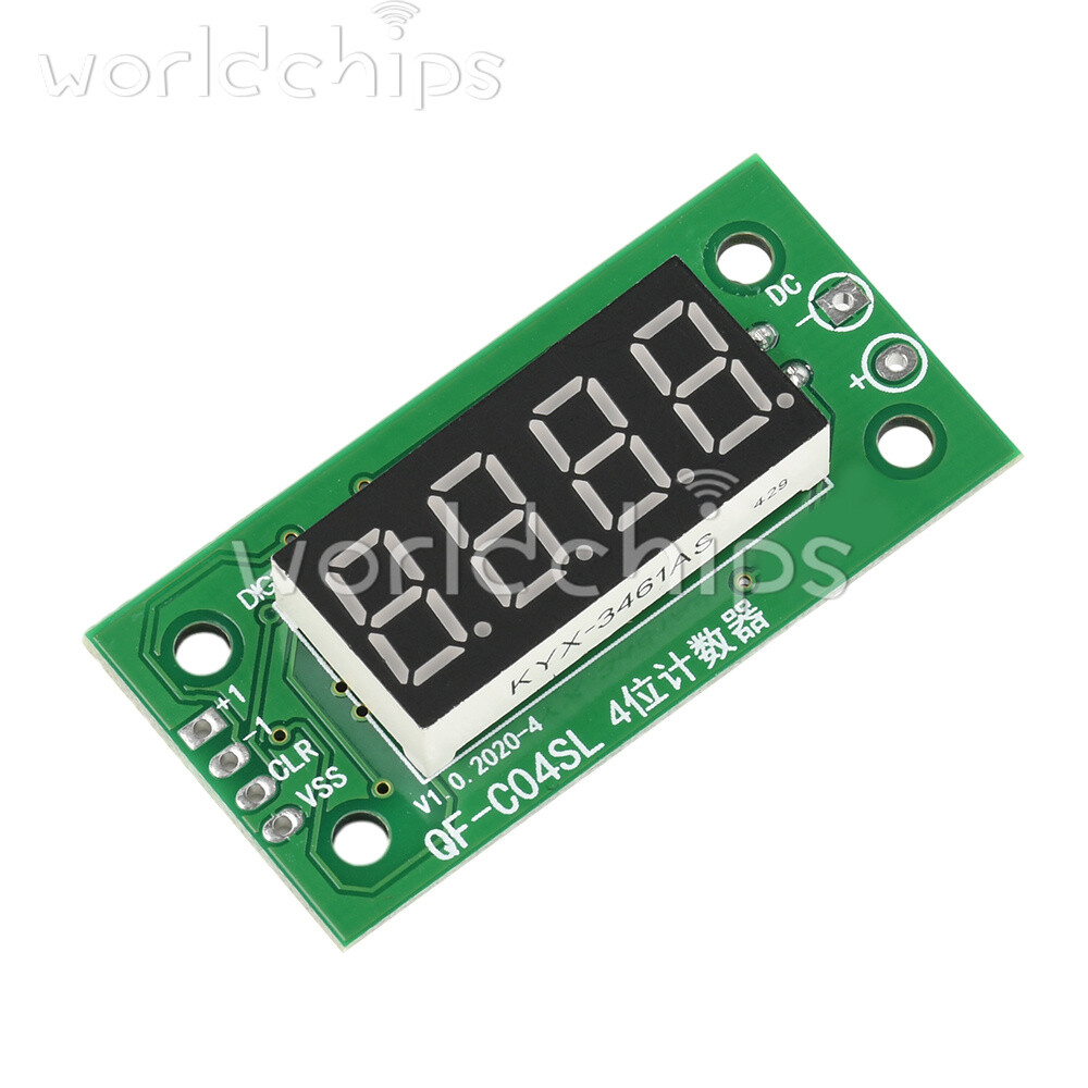 DC4-40V 0-9999 Electronic Digital Counter Module With Power Cut Memory Function