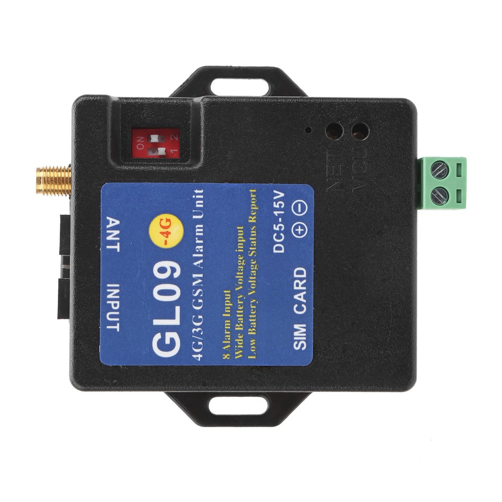 US Plug 4G/3G/GSM Alarm Security System Alert Module 8‑Channel Input Low Con Fit