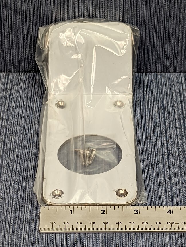 Hager 122L US32D Cylinder Pull 3in x 5 1/2in