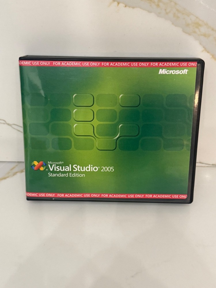 Microsoft Visual Studio 2005 Standard Edition 5 Disc Set w/ Product Key