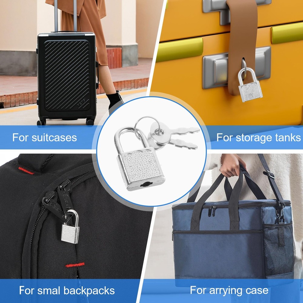 Mini Cute Diary Padlocks with Keys Small Luggage Locks for Jewelry Boxes