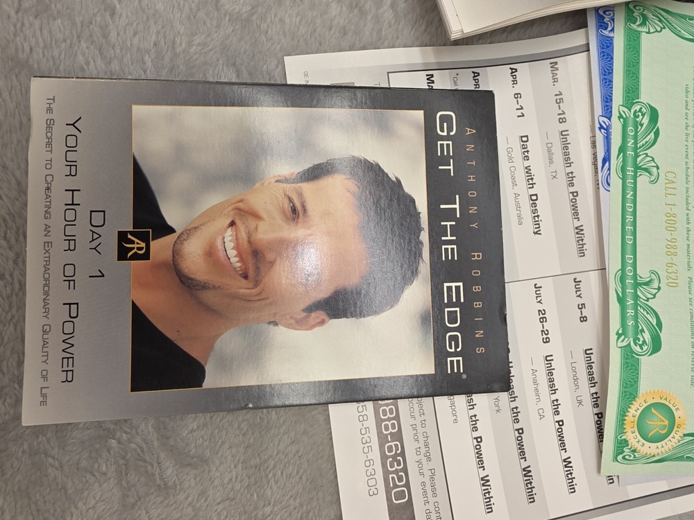 Anthony Robbins Get The Edge A 7-Day Program To Transform Your Life 9 CD