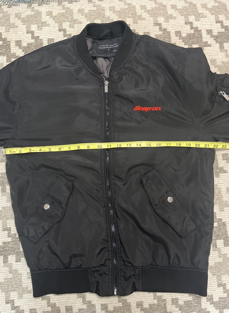 Fossa Apparel Snap-on Bomber Jacket Size Small