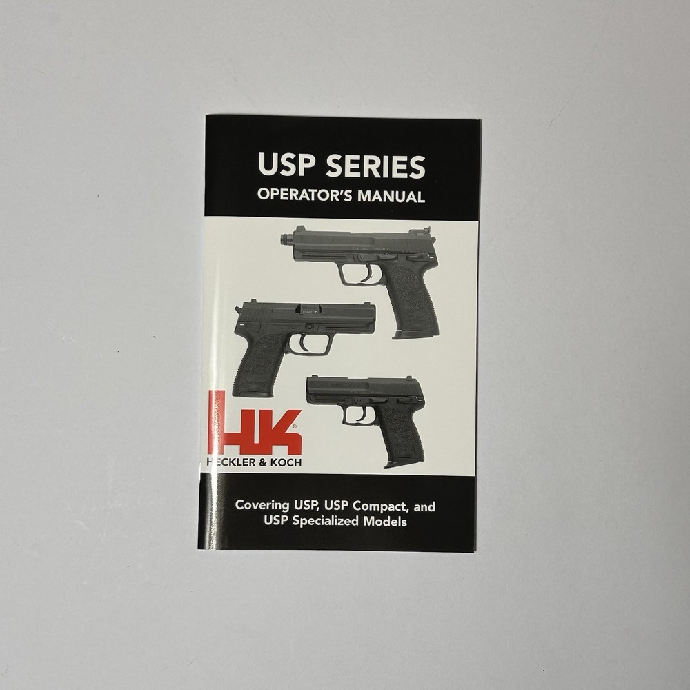 Heckler & Koch USP Operator's Manual for USP, Compact & Specialized Models