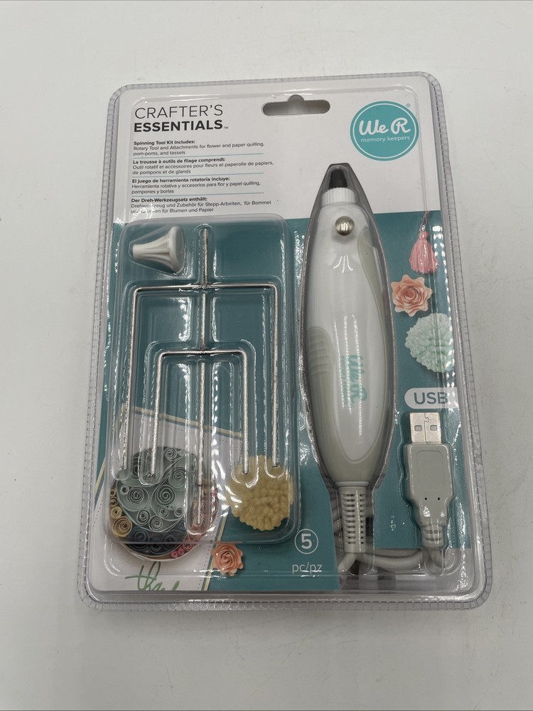 We R Memory Keepers Crafter's Essentials USB Spinning Tool Kit