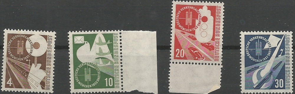 Set BRD MiNr 167 - 170 Clean Unused