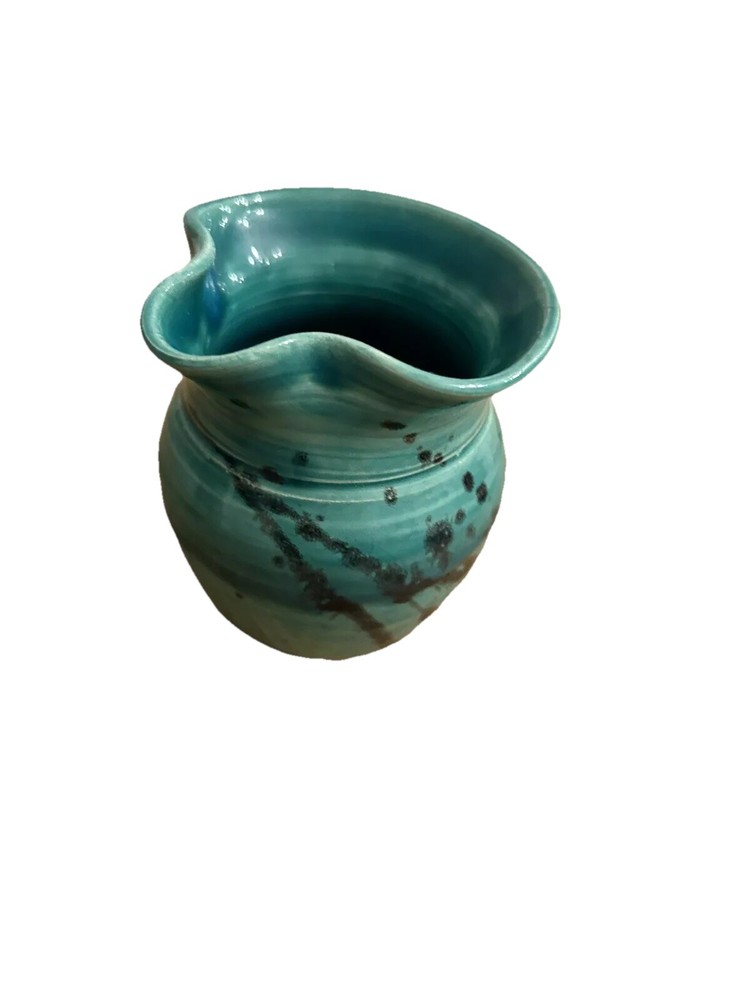 Small Ceramic Art Pottery Pitcher * READ*