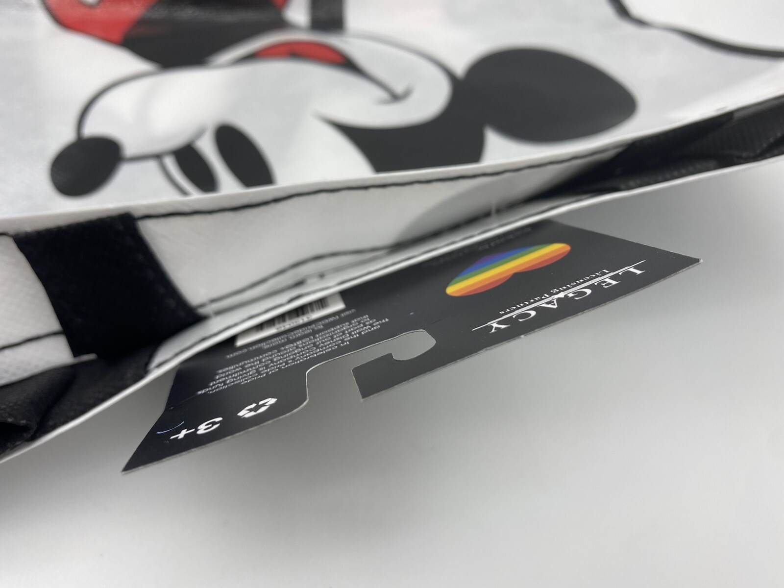 Disney Pride Collection Mickey Mouse Reusable Tote Bag. 12"×13"×6"