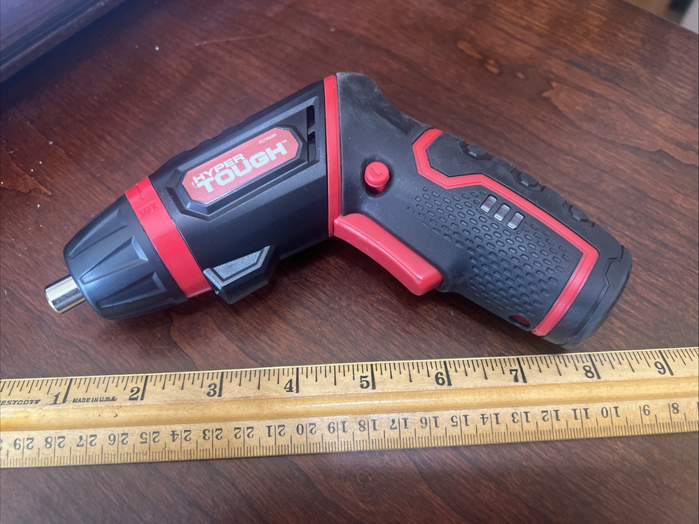 Hyper Tough 4-Volt Max Lithium-Ion Cordless Rotating Screwdriver, Tested working