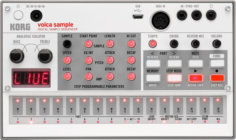 Korg Volca Sample Digital Sample Sequencer