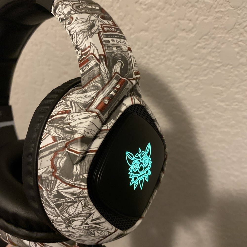 K19 Professional Gaming Headphone with RGB LED Backlight -B2