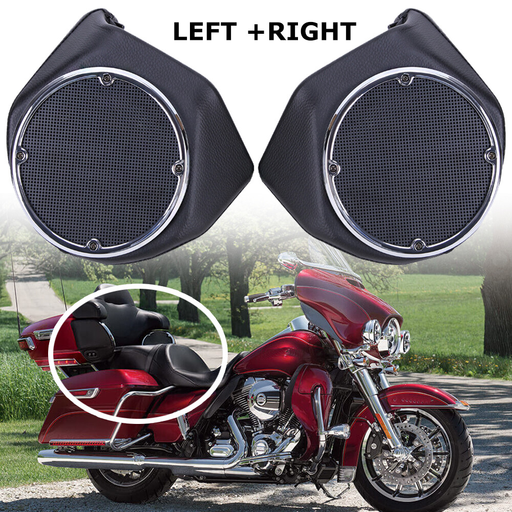 King Tour Pak Trunk 6.5" Speaker Pods For Harley Road King Street Electra Glide