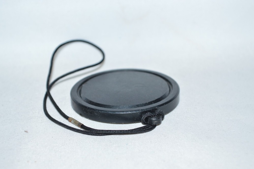 Generic Black Flex Plastic Push-On (ID 50.3 mm) Front Lens Cap w Keeper (LC-161)