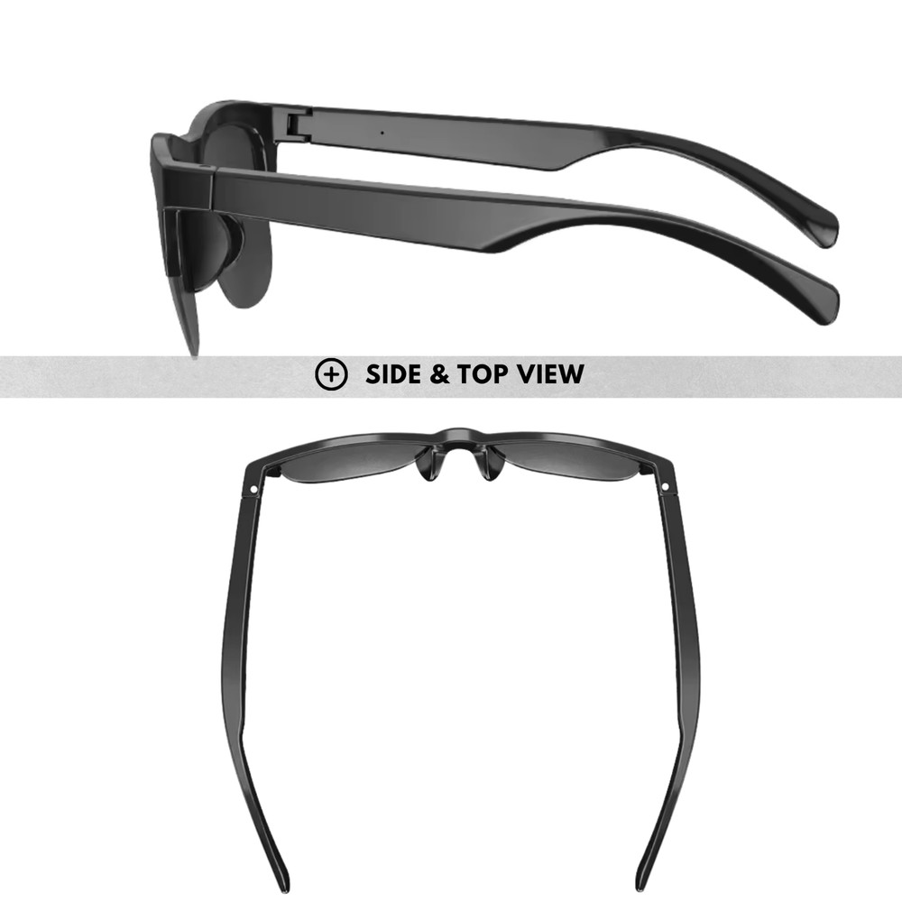Bluetooth Sunglasses Wireless Audio Smart Glasses UV Protection 2 Pack
