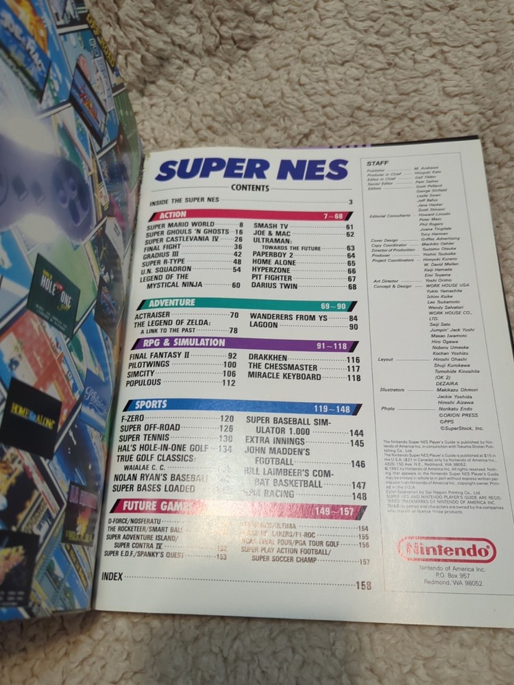 Nintendo/ Nintendo Power Strategy Guide. Super Nes