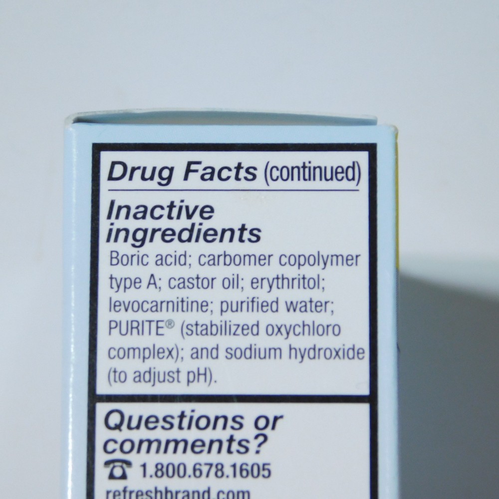Refresh Optive Advanced Triple-Action lubricant eye drops 2-10 mL bottle