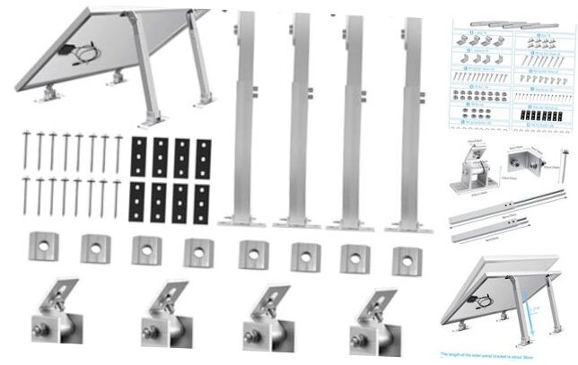 Adjustable Solar Panel Tilt Mount Brackets - Aluminum Alloy Mounting Brackets