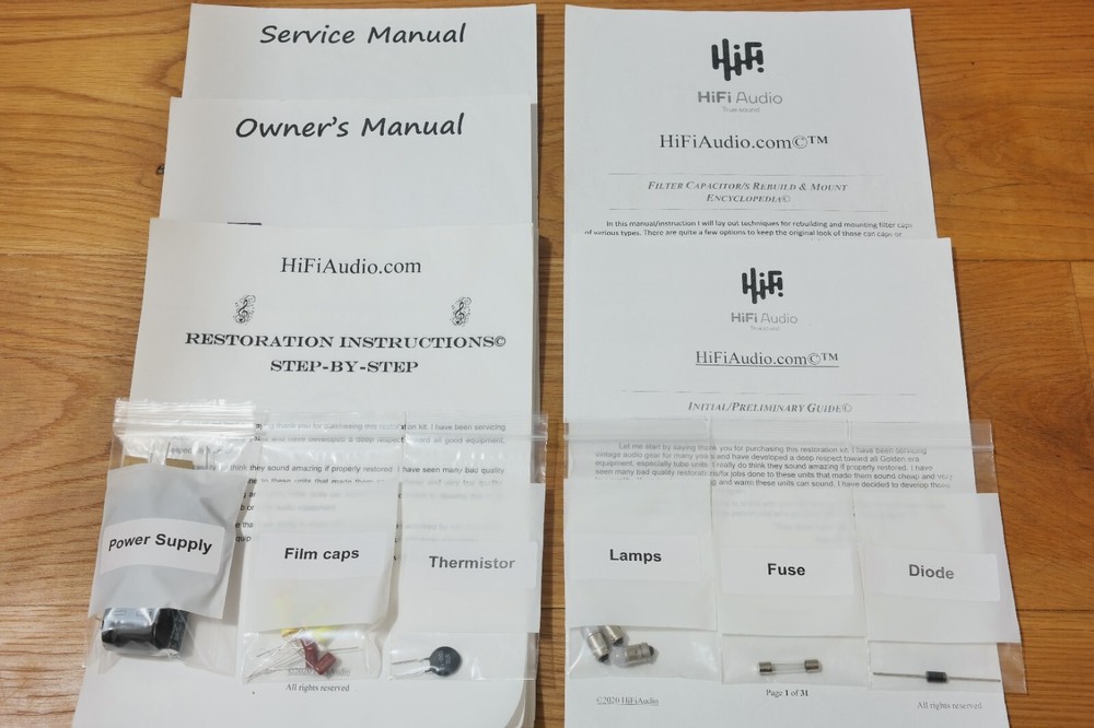 Hallicrafters HT-37 radio Restoration kit repair service recap capacitor rebuild