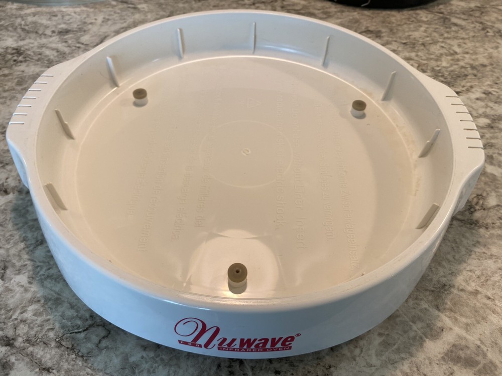 NuWave Pro Infrared Oven 20331 Replacement Bottom Base Drip Tray White EUC