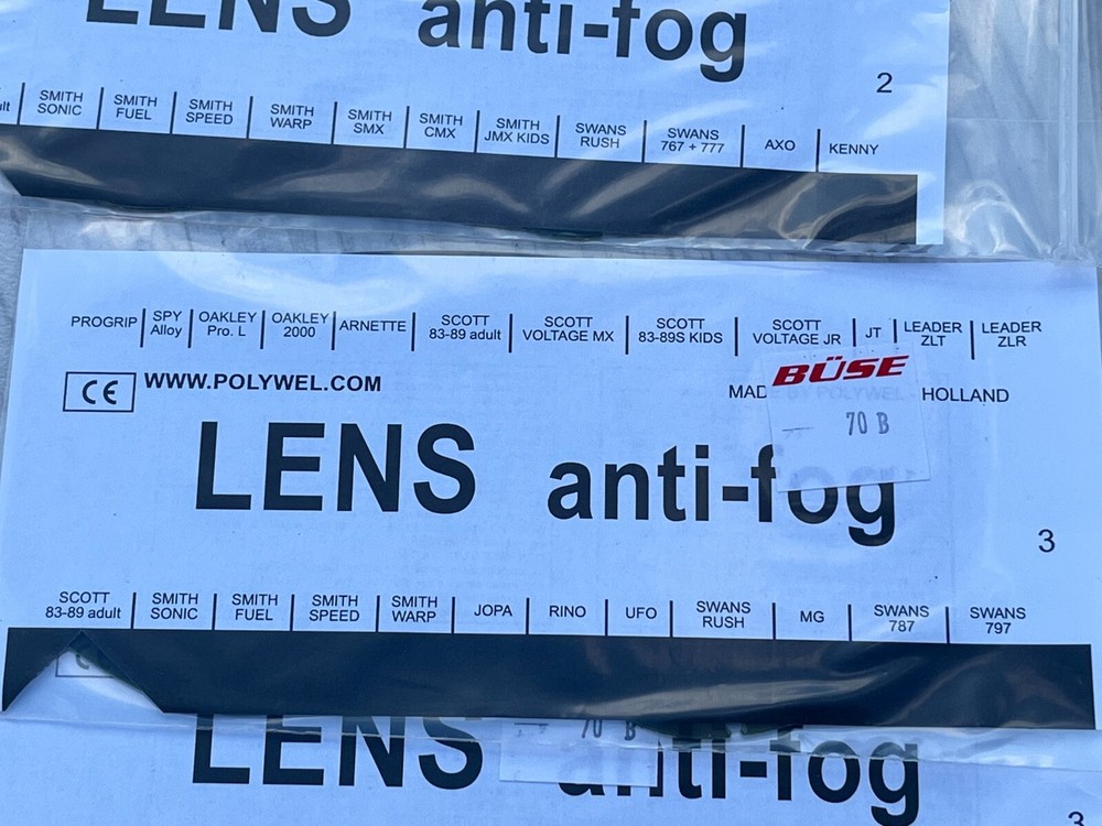 Scott 83 89 Replacement Lens Glasses Tinted 5 Pack