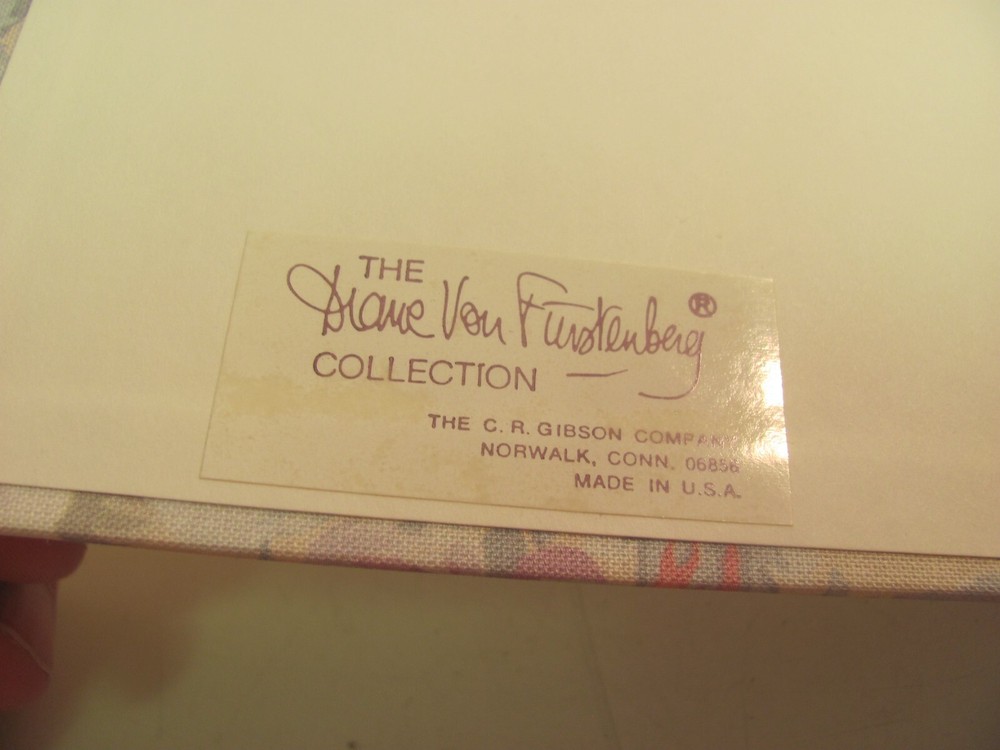 Diane Von Furstenberg Diary Notebook Floral