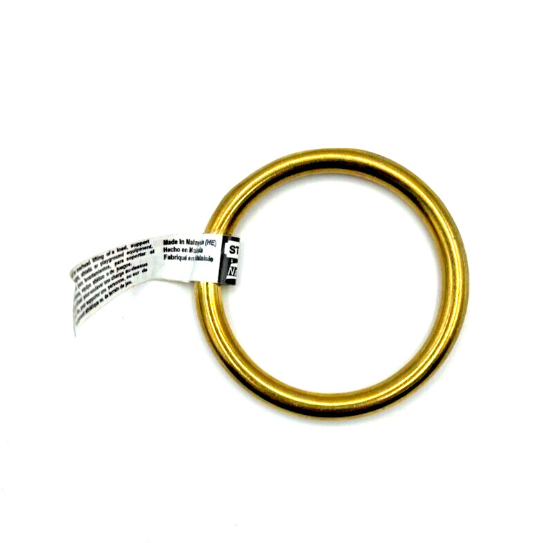 1-3/4" Solid Brass Ring - National Hardware N258-749 - Saddler, Harness Maker