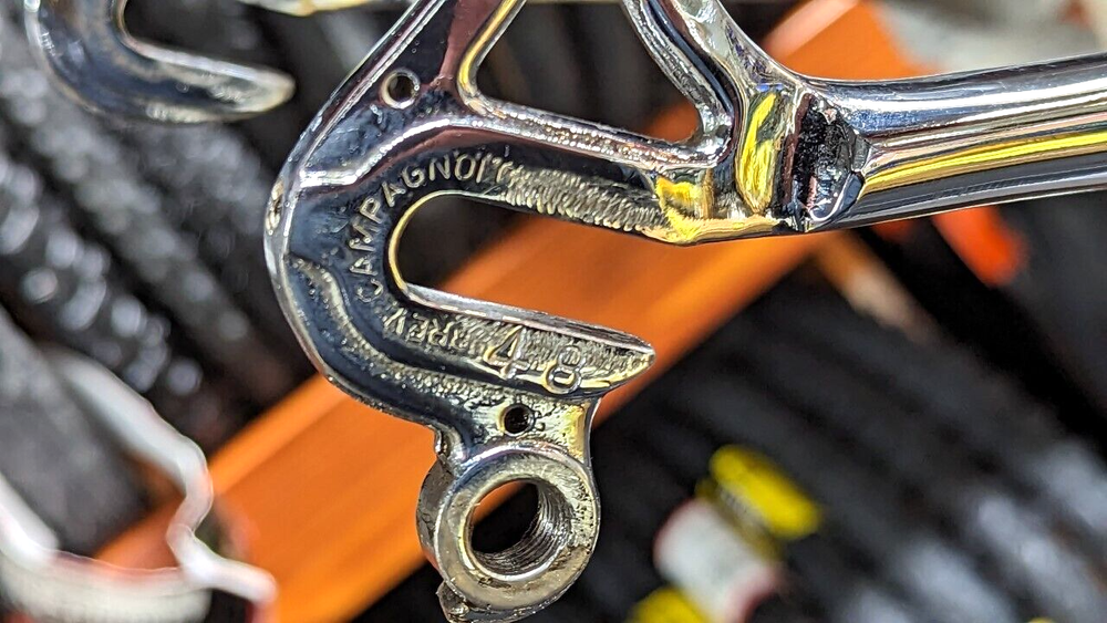 Vintage Falcon chrome Columbus bicycle frame set