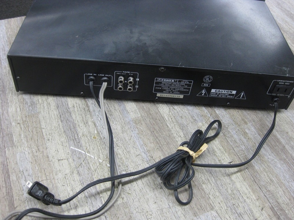 Fisher EQ-272 Stereo Graphic Equalizer WORKS Studio Standard