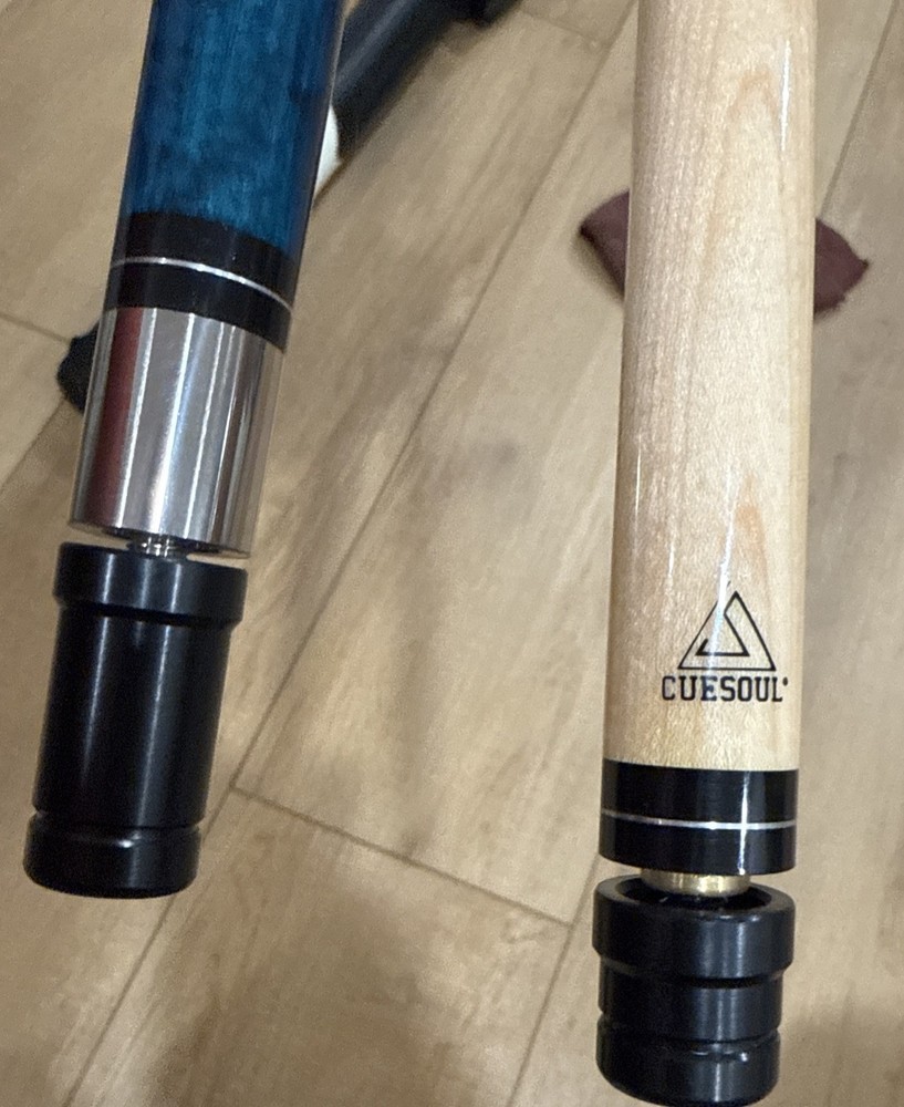 CUESOUL 58” 19oz Maple Pool Cue Stick With Case