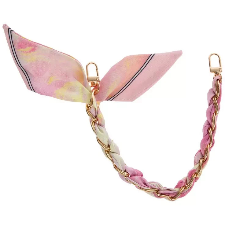 Pink & Yellow Chunky Bag Chain