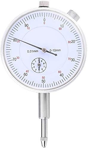 Metric Dial Indicator, 0-10mm x 0.01mm Precision Test Gauge Dial Test