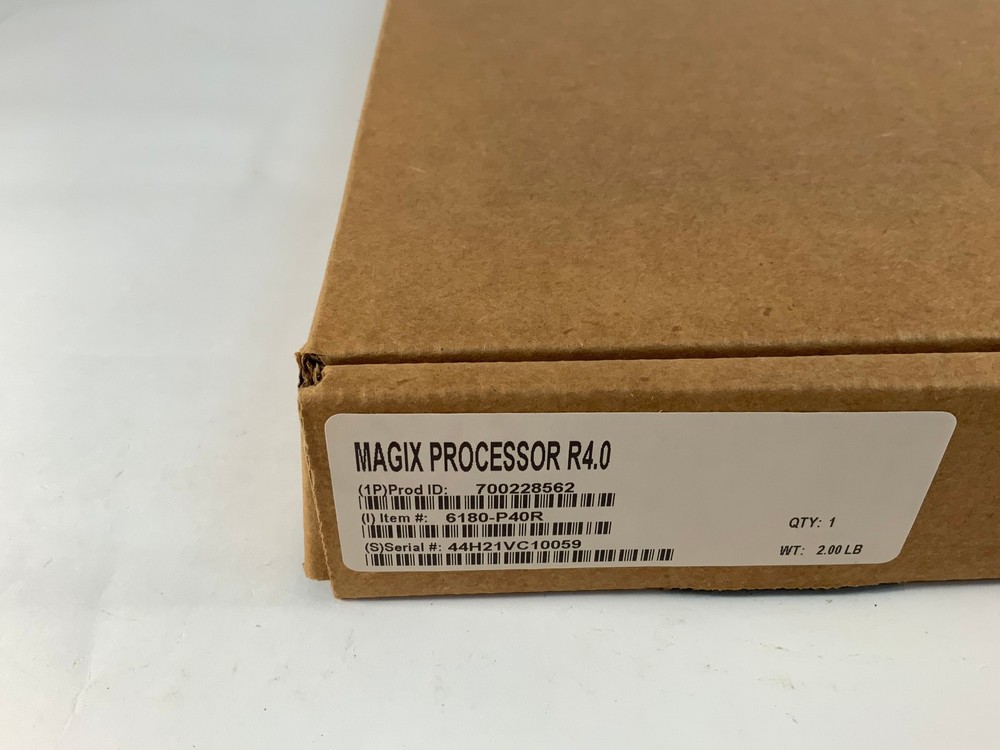 Merlin Magix Release 4.0 Processor Unused