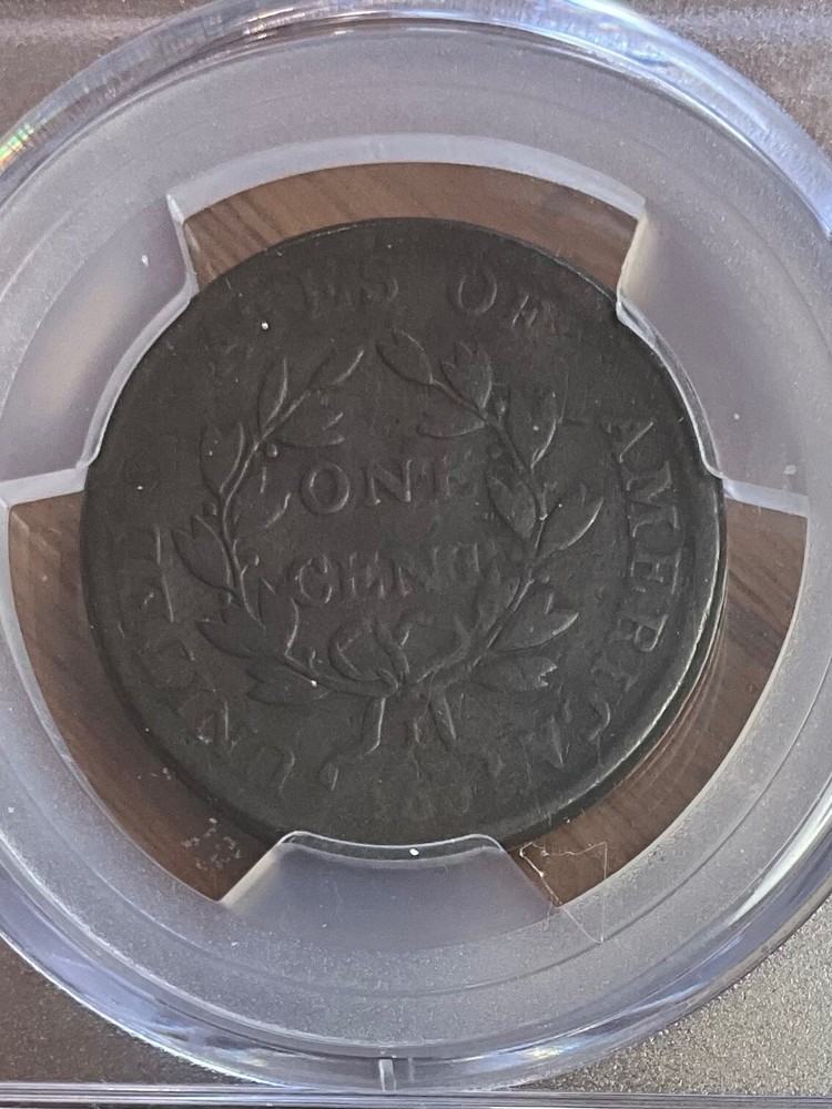 PCGS VG08 1802 DRAPED BUST LARGE CENT NO STEMS VERY NICE SURFACES
