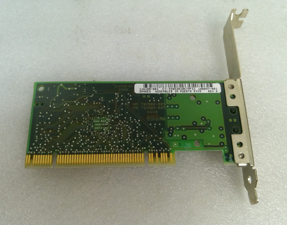 Intel Ethernet PCI Controller Card 734938-001