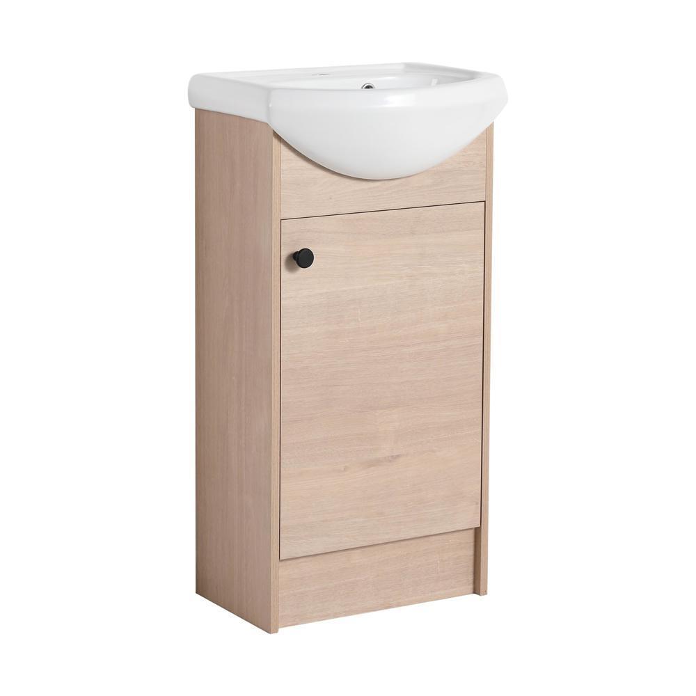 Freestanding 18 Inch Bathroom Vanity