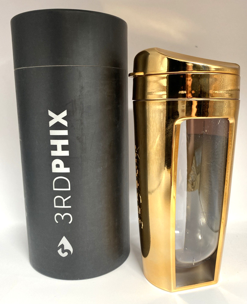 3RD PHIX Rose Gold Chrome Shaker Bottle NEW