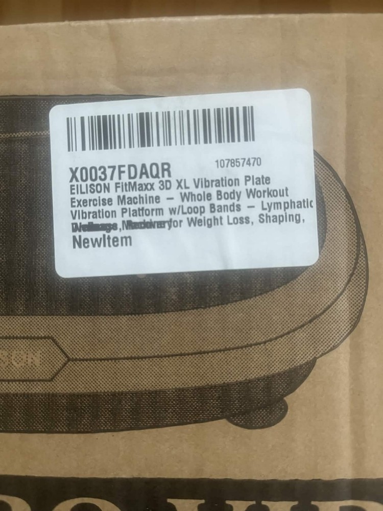 EILISON FitMaxx 3D XL Vibration Plate Exercise Machine -