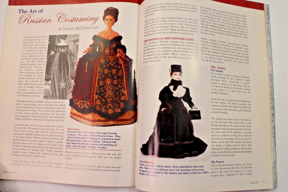 Doll Costuming with Patterns July 2003 (no Pattern)