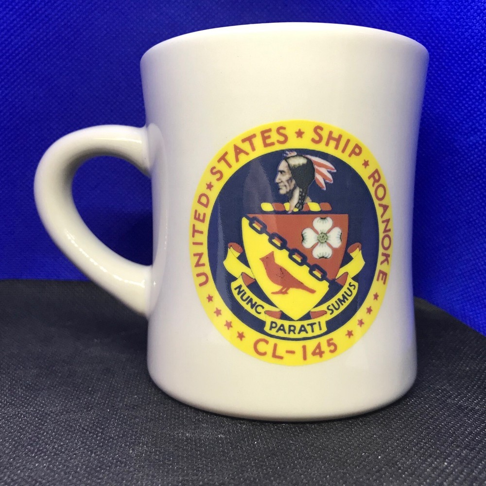 USS ROANOKE (CL-145) Victory Mug