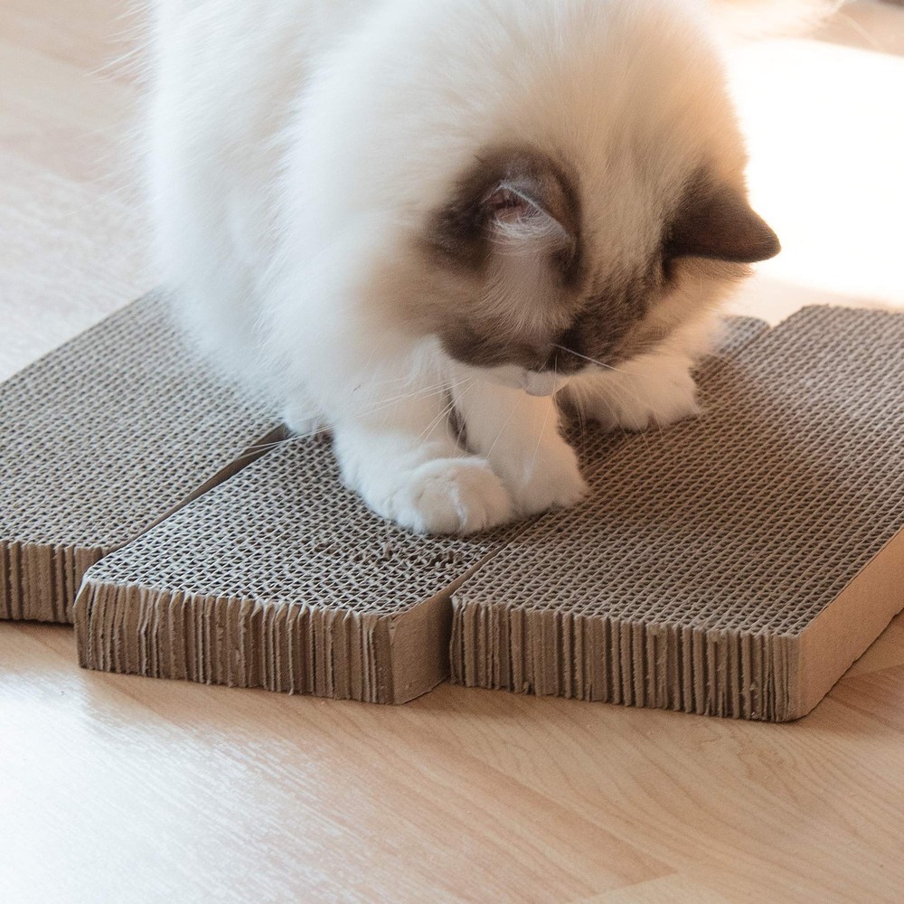 Cat Scratching Board Set - Narrow Scratch Boards for Scratching/Stretching Made
