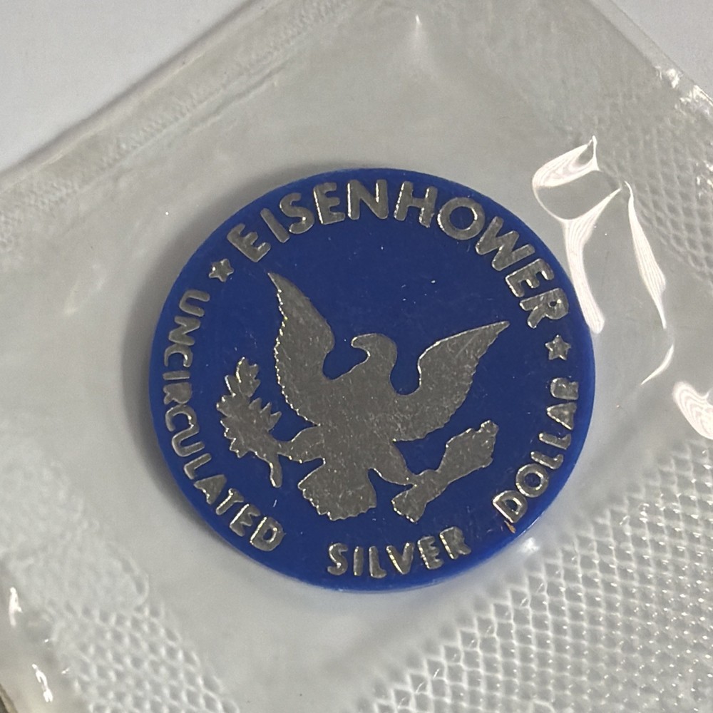 1971 Eisenhower Uncirculated 40% Silver Dollar + Original Envelope Sealed