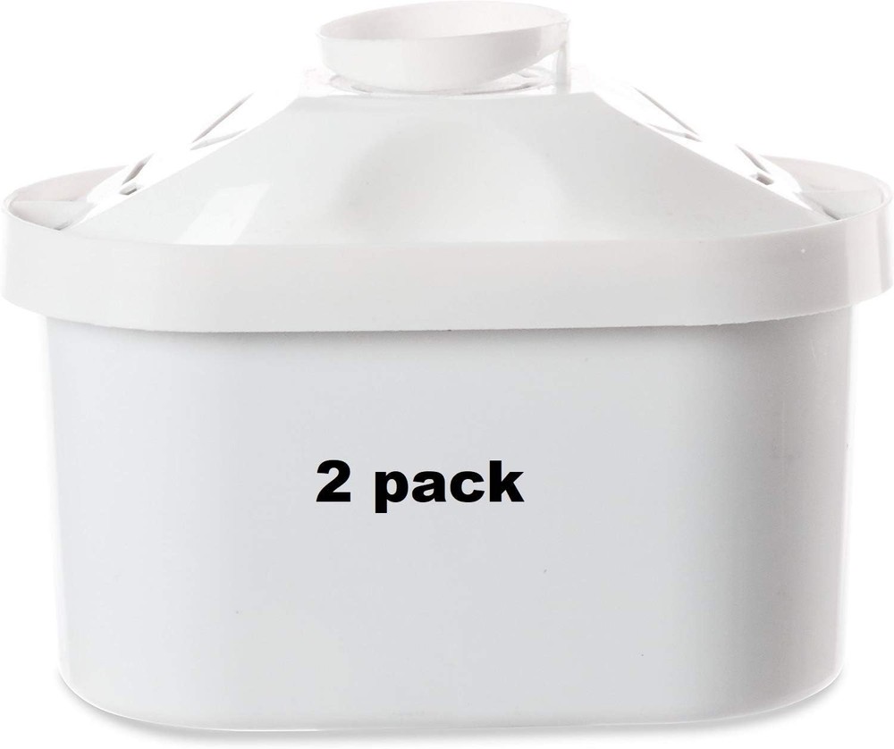 EHM SureFlow 2 Pack Filter Replacement Cartridge for Alkaline Water Pitcher
