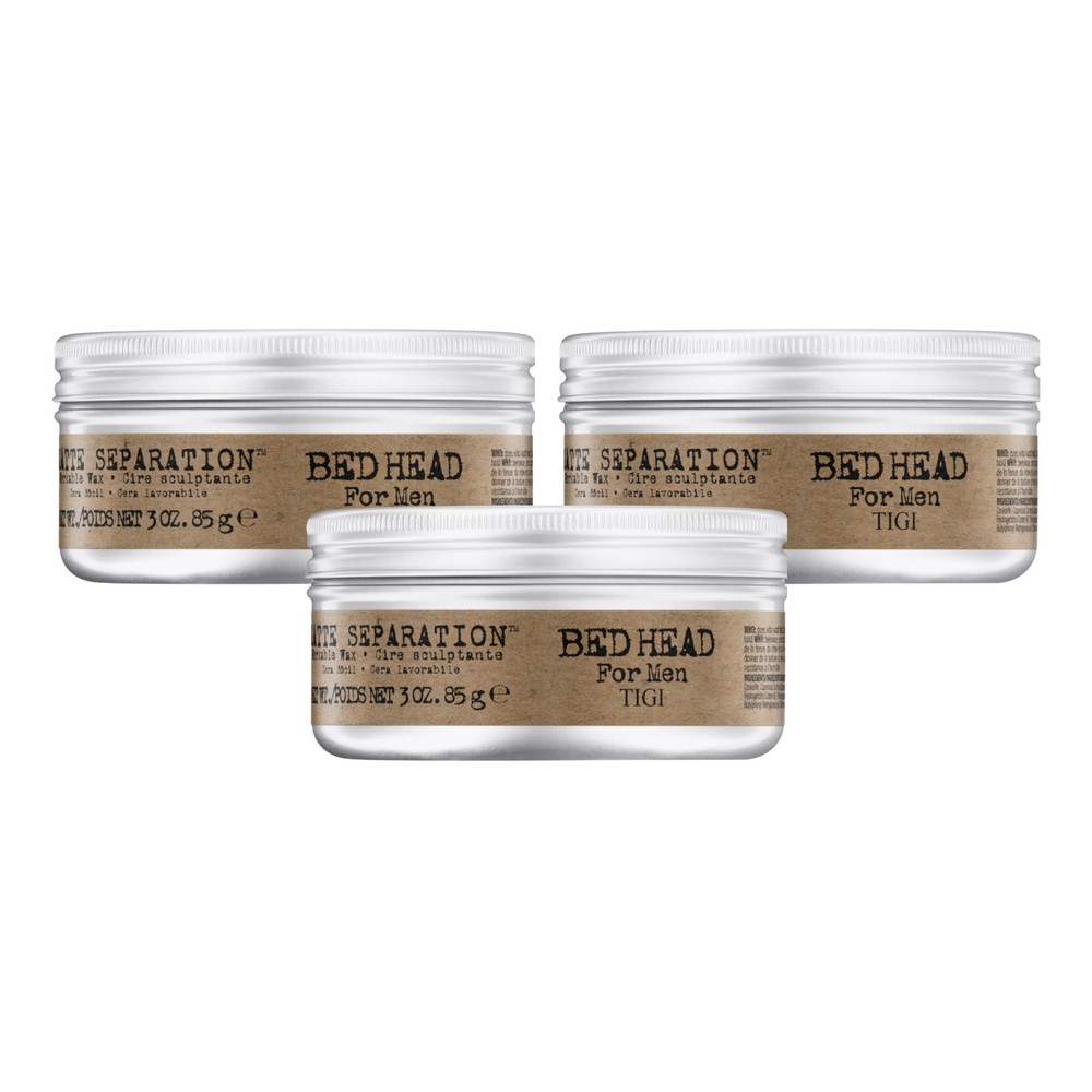 TIGI Bed Head for Men Matte Separation Workable Wax - 3 oz (2 Pack)