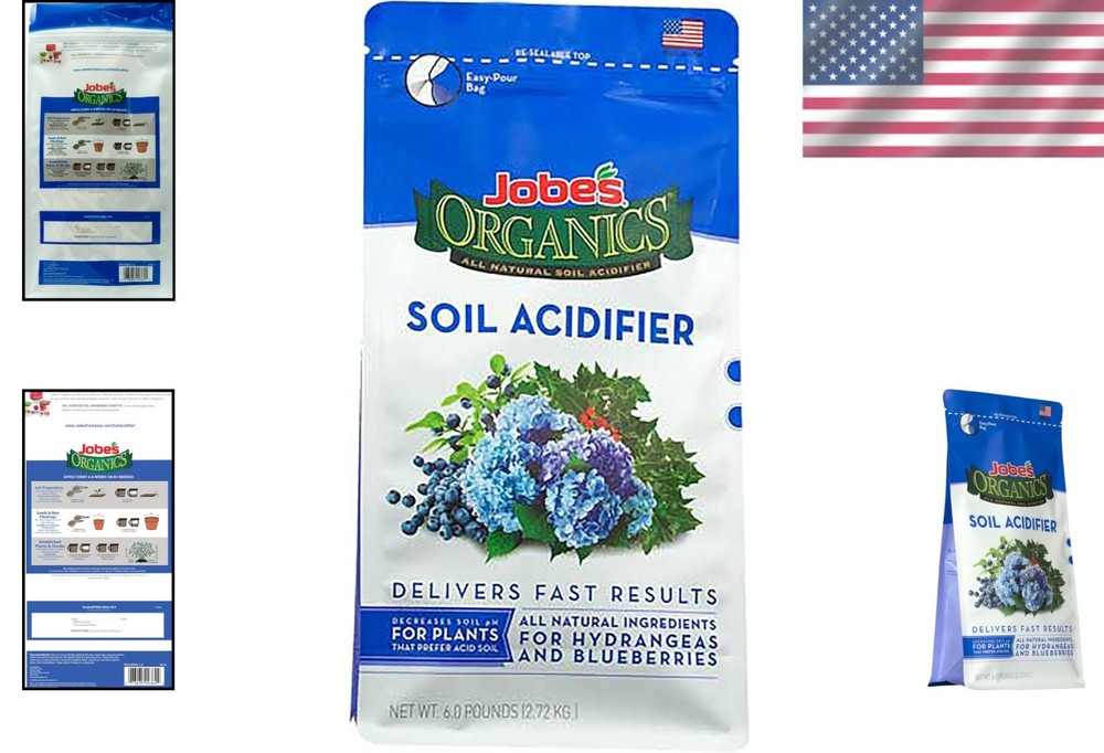 Organic Soil Acidifier for Blueberries & Hydrangeas, 6 lbs