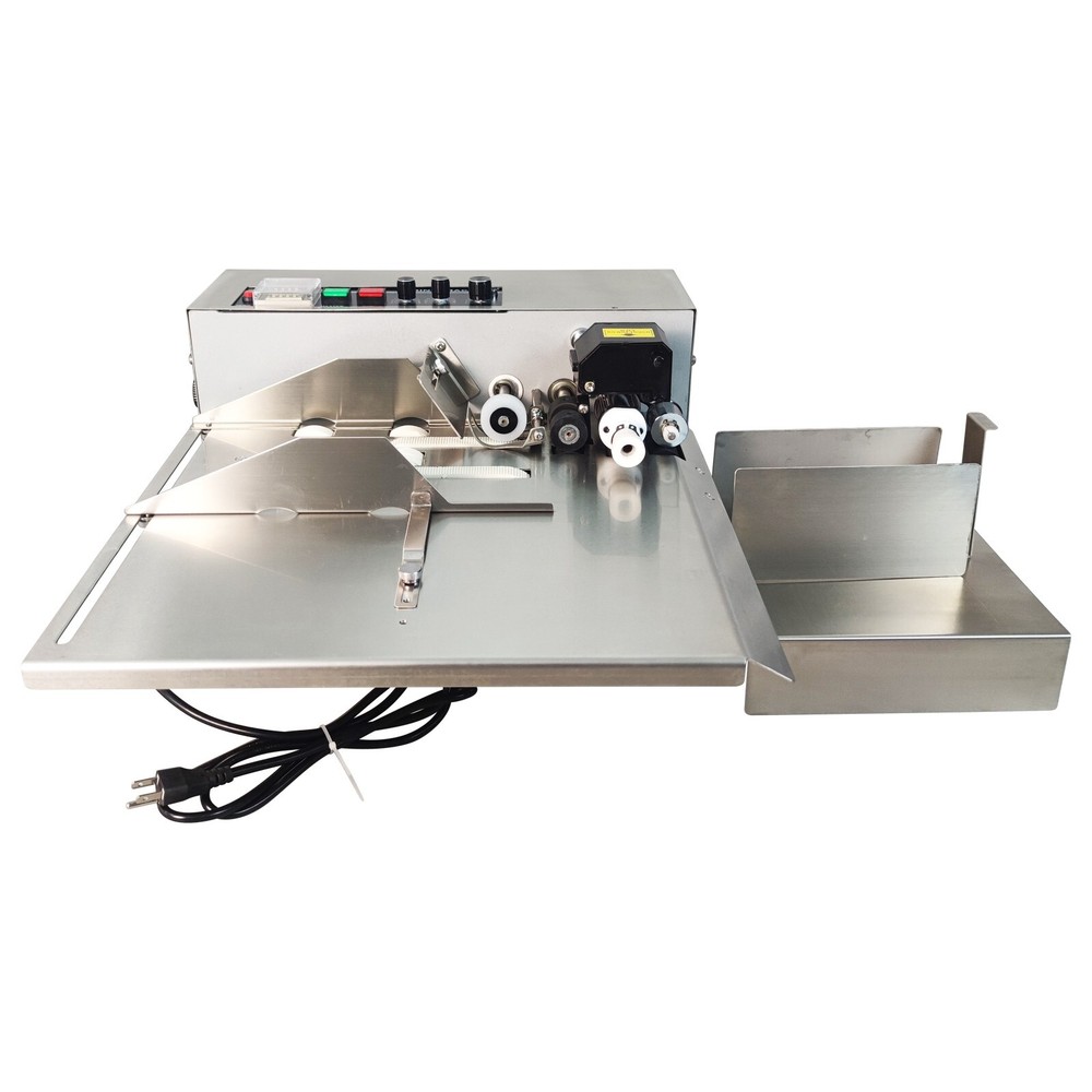110V Continuous Date Coding Machine Ink Wheel Coding Machine for Package Printi