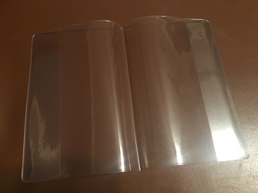 Rare AVON Clear Plastic Brochure Protectors/Covers for Representative/Customer